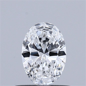 Picture of Natural Diamond 0.51 Carats, Oval with  Cut, D Color, VS2 Clarity and Certified by GIA