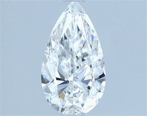 Picture of Natural Diamond 1.01 Carats, Pear with  Cut, E Color, SI2 Clarity and Certified by IGI
