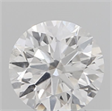 Natural Diamond 0.72 Carats, Round with Excellent Cut, D Color, I1 Clarity and Certified by GIA