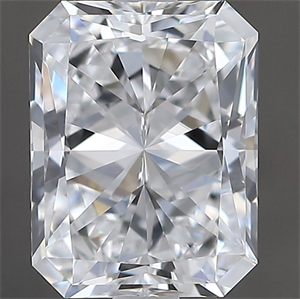 Picture of Natural Diamond 1.50 Carats, Radiant with  Cut, D Color, VS1 Clarity and Certified by GIA