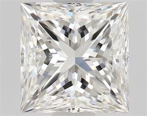 Picture of Natural Diamond 0.70 Carats, Princess with  Cut, H Color, VVS1 Clarity and Certified by GIA