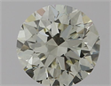 Natural Diamond 0.58 Carats, Round with Excellent Cut, K Color, VVS1 Clarity and Certified by IGI