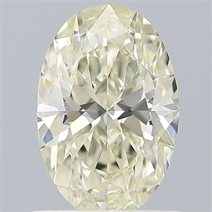 Picture of Natural Diamond 0.71 Carats, Oval with  Cut, K Color, VVS1 Clarity and Certified by IGI
