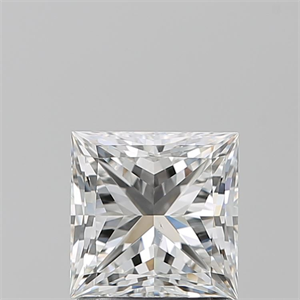 Foto Diamante Natural 1.50 quilates, Princesa , Color G, claridad VS2 y certificado GIA de