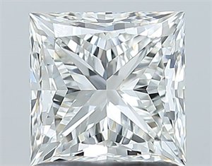 Picture of Natural Diamond 1.20 Carats, Princess with  Cut, H Color, VS1 Clarity and Certified by GIA