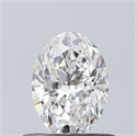 Natural Diamond 0.51 Carats, Oval with  Cut, E Color, SI1 Clarity and Certified by GIA