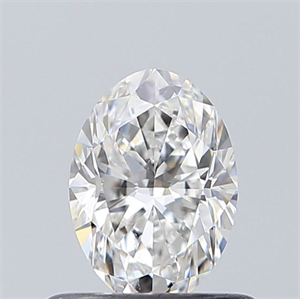 Picture of Natural Diamond 0.51 Carats, Oval with  Cut, E Color, SI1 Clarity and Certified by GIA