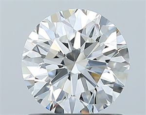 Picture of Natural Diamond 1.00 Carats, Round with Excellent Cut, E Color, SI1 Clarity and Certified by GIA