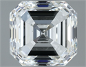 Natural Diamond 1.00 Carats, Asscher with  Cut, G Color, VS1 Clarity and Certified by IGI