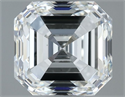 Natural Diamond 1.00 Carats, Asscher with  Cut, G Color, VS1 Clarity and Certified by IGI