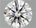 Del inventario de diamantes de laboratorio, 1.55 quilates, Redondo , Color F, claridad VS1 y certificado IGI
