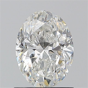 Picture of Natural Diamond 1.00 Carats, Oval with  Cut, G Color, SI2 Clarity and Certified by GIA