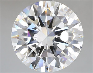 Picture of Lab Grown Diamond 7.01 Carats, Round with Excellent Cut, E Color, VS1 Clarity and Certified by IGI