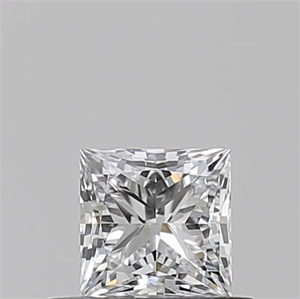 Foto Diamante Natural 0.50 quilates, Princesa , Color D, claridad VS1 y certificado GIA de