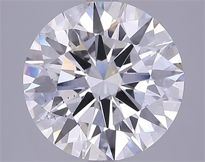 Picture of Lab Grown Diamond 4.57 Carats, Round with Ideal Cut, E Color, SI1 Clarity and Certified by IGI