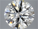 Del inventario de diamantes de laboratorio, 3.87 quilates, Redondo , Color H, claridad VVS2 y certificado IGI