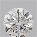 Natural Diamond 0.71 Carats, Round with Excellent Cut, G Color, IF Clarity and Certified by GIA