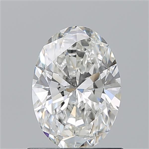 Picture of Natural Diamond 0.90 Carats, Oval with  Cut, G Color, VS1 Clarity and Certified by GIA