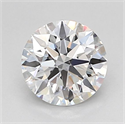 Lab Grown Diamond 1.09 Carats, Round with Ideal Cut, D Color, VVS2 Clarity and Certified by IGI