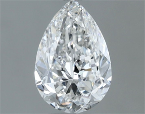 Foto Diamante Natural 0.60 quilates, De pera , Color F, claridad VVS1 y certificado GIA de