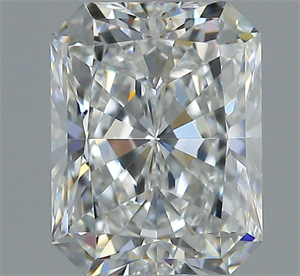 Picture of Natural Diamond 1.01 Carats, Radiant with  Cut, G Color, VS1 Clarity and Certified by GIA