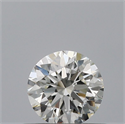 Diamante Natural 0.40 quilates, Redondo , Color I, claridad VVS1 y certificado GIA