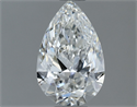 Natural Diamond 0.90 Carats, Pear with  Cut, G Color, VS2 Clarity and Certified by GIA