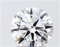 Lab Grown Diamond 1.50 Carats, Round with Ideal Cut, E Color, VVS2 Clarity and Certified by IGI