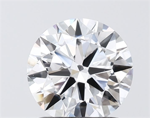 Picture of Lab Grown Diamond 1.50 Carats, Round with Ideal Cut, E Color, VVS2 Clarity and Certified by IGI