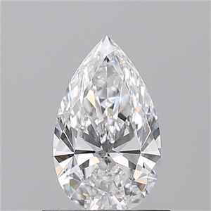 Picture of Natural Diamond 0.70 Carats, Pear with  Cut, D Color, VVS2 Clarity and Certified by GIA