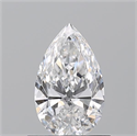 Diamante Natural 0.70 quilates, De pera , Color D, claridad VVS2 y certificado GIA