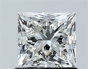 Foto Diamante Natural 1.01 quilates, Princesa , Color H, claridad VVS2 y certificado GIA de