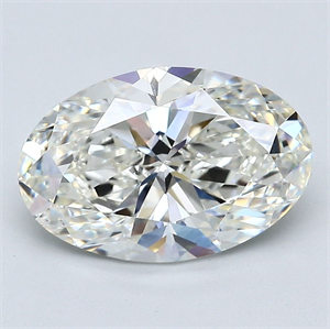 Picture of Natural Diamond 3.14 Carats, Oval with  Cut, I Color, VVS1 Clarity and Certified by GIA