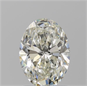 Natural Diamond 1.52 Carats, Oval with  Cut, J Color, SI1 Clarity and Certified by GIA