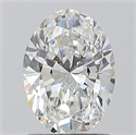 Natural Diamond 1.20 Carats, Oval with  Cut, E Color, SI1 Clarity and Certified by GIA
