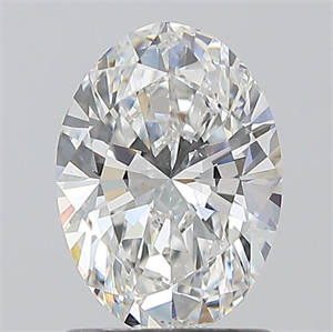 Picture of Natural Diamond 1.20 Carats, Oval with  Cut, E Color, SI1 Clarity and Certified by GIA