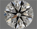 Natural Diamond 1.01 Carats, Round with Very Good Cut, H Color, VVS1 Clarity and Certified by IGI