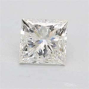 Picture of Natural Diamond 0.81 Carats, Princess with  Cut, I Color, I1 Clarity and Certified by GIA