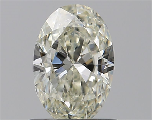 Foto Diamante Natural 0.71 quilates, Ovalado , Color L, claridad SI1 y certificado GIA de