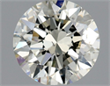 Natural Diamond 0.80 Carats, Round with Excellent Cut, L Color, SI1 Clarity and Certified by GIA
