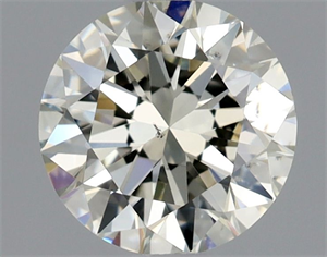Picture of Natural Diamond 0.80 Carats, Round with Excellent Cut, L Color, SI1 Clarity and Certified by GIA