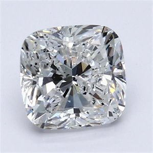 Picture of Natural Diamond 1.71 Carats, Cushion with  Cut, D Color, I1 Clarity and Certified by GIA