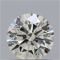 Diamante Natural 0.70 quilates, Redondo , Color K, claridad SI1 y certificado IGI