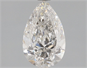 Diamante Natural 1.51 quilates, De pera , Color F, claridad SI2 y certificado IGI