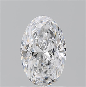 Picture of Natural Diamond 1.20 Carats, Oval with  Cut, D Color, VS2 Clarity and Certified by GIA