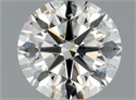 Natural Diamond 0.85 Carats, Round with Excellent Cut, H Color, VVS2 Clarity and Certified by GIA