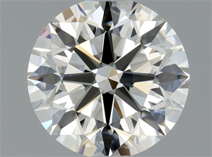 Picture of Natural Diamond 0.85 Carats, Round with Excellent Cut, H Color, VVS2 Clarity and Certified by GIA