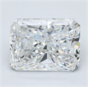 Diamante Natural 3.00 quilates, Radiante , Color E, claridad VS1 y certificado GIA
