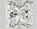 Natural Diamond 2.01 Carats, Princess with  Cut, G Color, VS1 Clarity and Certified by GIA