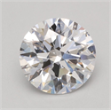 Lab Grown Diamond 1.19 Carats, Round with Ideal Cut, E Color, VVS2 Clarity and Certified by IGI